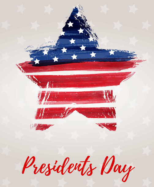USA Presidents day holiday background - Vector, Image