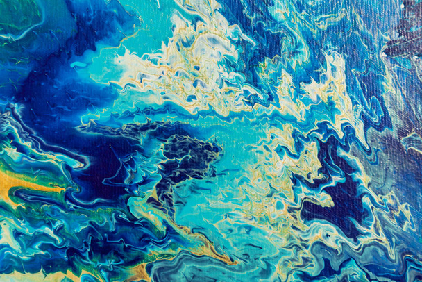 Multicolored texture fluid art - Fotoğraf, Görsel