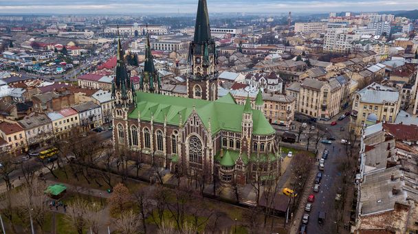 Church of Sts. Olha and Elizabeth, Lviv - Фото, изображение