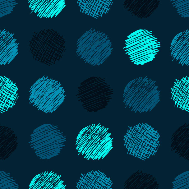 Seamless Pattern hand drawn with scribble Smear - Vector, Image