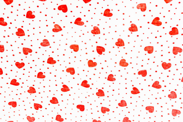 Ystävänpäivän konsepti. Punaisen sydämen tausta. Patten
 - Valokuva, kuva