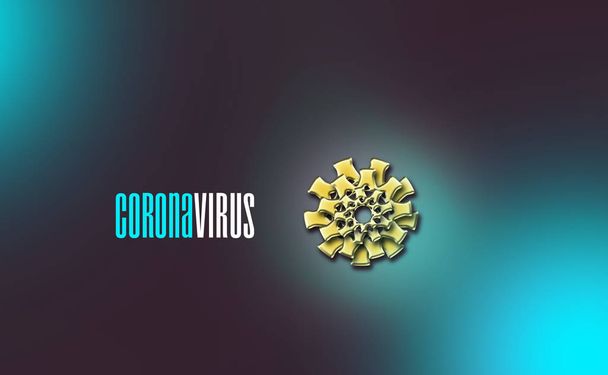 Coronavirus y coronavirus hacen que la gripe sea tan peligrosa como los casos de cepas de gripe como un concepto de riesgo para la salud médica pandémica con células de enfermedad 3D. - Foto, Imagen