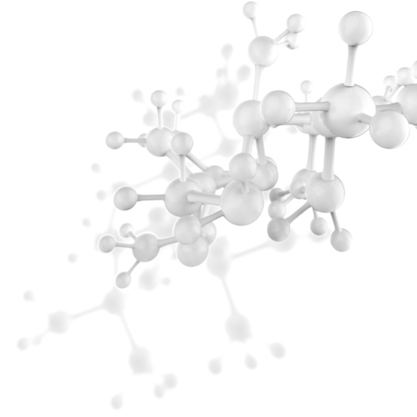 Abstrakteja 3D-molekyylejä
 - Valokuva, kuva