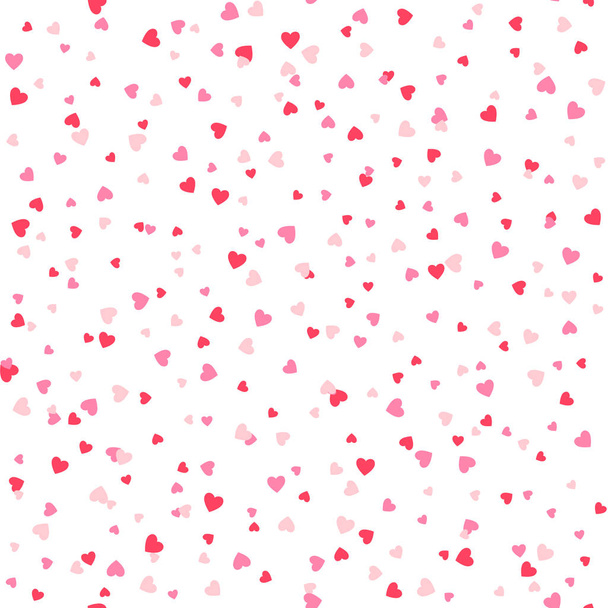 Seamless pattern with hearts. Vector isolated illustration. - Вектор,изображение