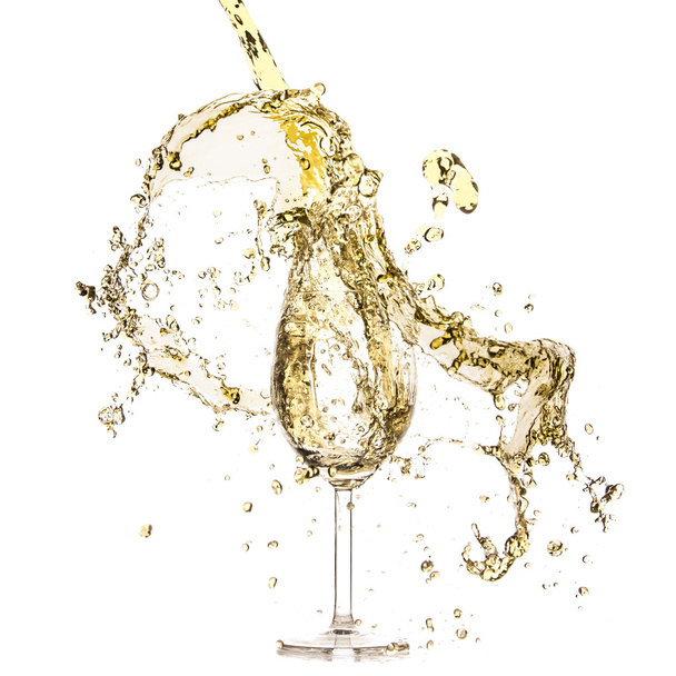 white wine splash - Photo, Image