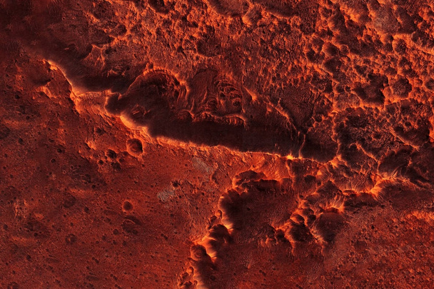 Superficie de Marte Los elementos de esta imagen fueron proporcionados por la NASA
. - Foto, imagen