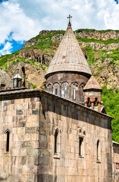 Geghard Manastırı, Ermenistan 'daki Unesco dünya mirası. - Fotoğraf, Görsel