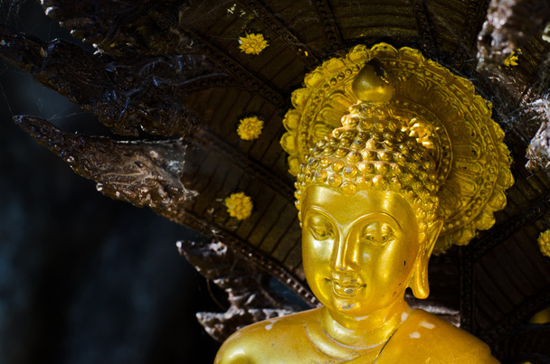 Gold buddha statue - Foto, Imagem