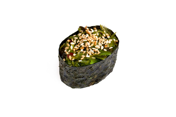 Japanese sushi seaweed seafood - Fotoğraf, Görsel