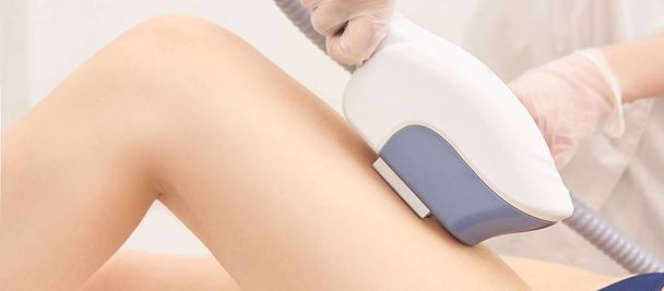 Laser elos medical device. Remove unwanted hair and asteriks. Co - Foto, immagini