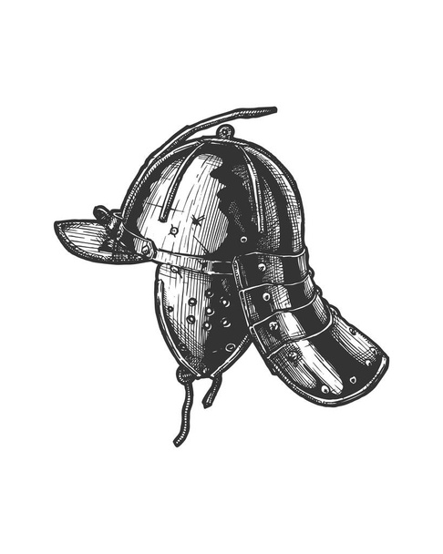 Szyszak, type of post-Renaissance combat helmet. - Vector, Image