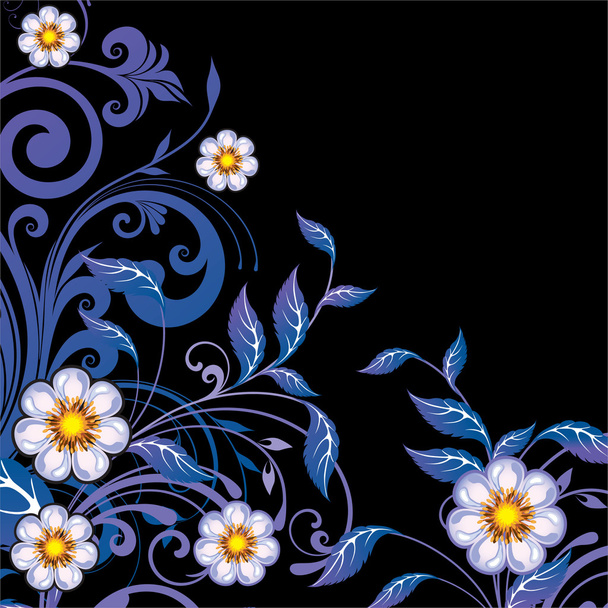 Abstract floral background - Vektori, kuva