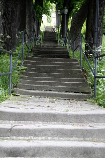 stairs to sonnenstein castle in pirna - Foto, Bild