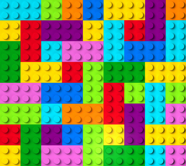 Красочные блоки 3D вид сверху
 - Фото, изображение