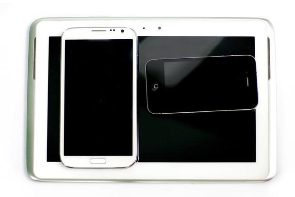 Tablet and smartphone - Foto, Bild