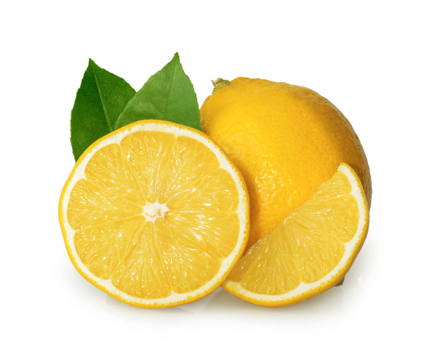 Lemon isolated on white background - Фото, изображение