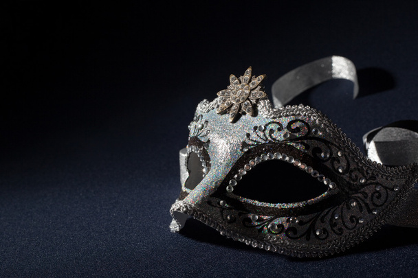Black and silver mask - Photo, Image