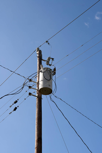 power transmission lines, electric power - Фото, изображение