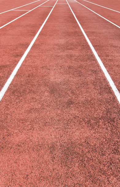 running track on the stadium - Фото, изображение