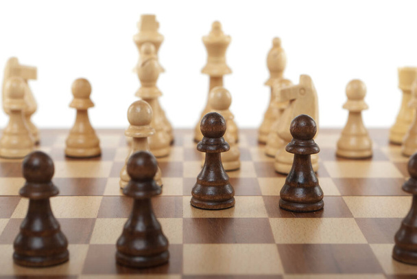 stratégia, sakktábla verseny játék - Fotó, kép