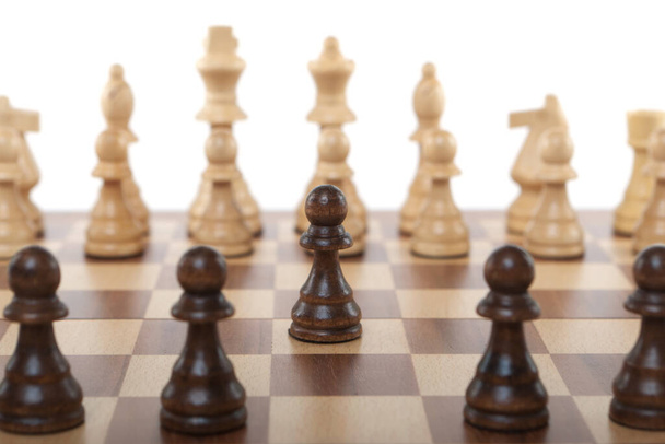 chess board competition game - Foto, Bild