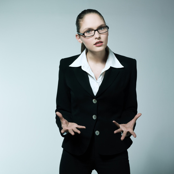 angry business woman - Fotoğraf, Görsel