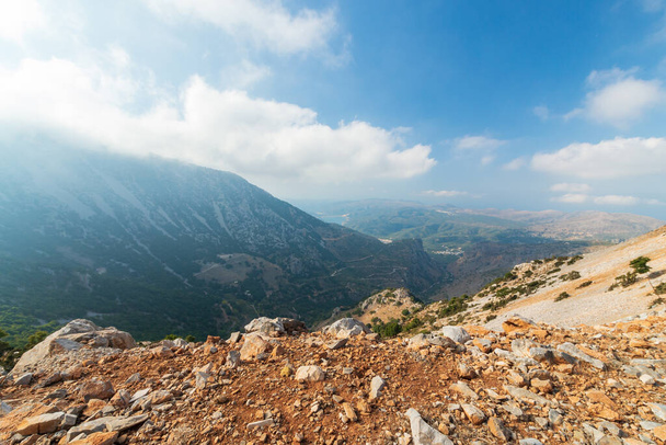 Amazing panorama scenery of Crete island. Day foto - Foto, Bild