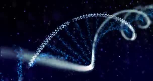 Molecola di DNA Per immagini, biologia, biotecnologia, chimica, scienza, medicina, cosmetica, movimento di fondo, cruscotto medico
 - Filmati, video