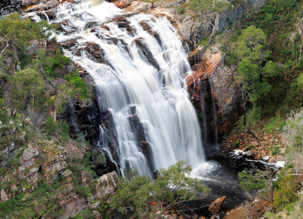 Dlouhá doba expozice Mckenzie Falls v národním parku Grampians Victoria Austrálie - Fotografie, Obrázek