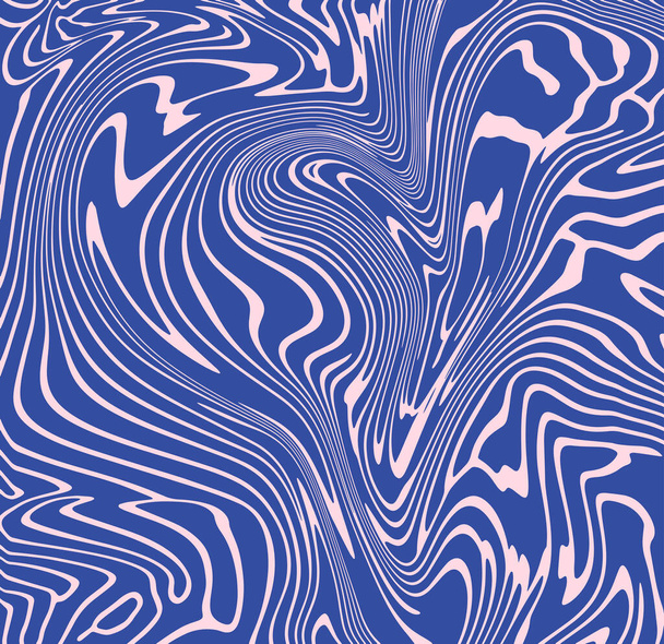 Fond liquide ondulé abstrait. Optique illusion mouvement rayé effet 3d
. - Vecteur, image