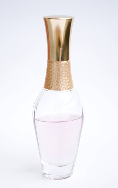 bottle of perfume isolated on white - 写真・画像