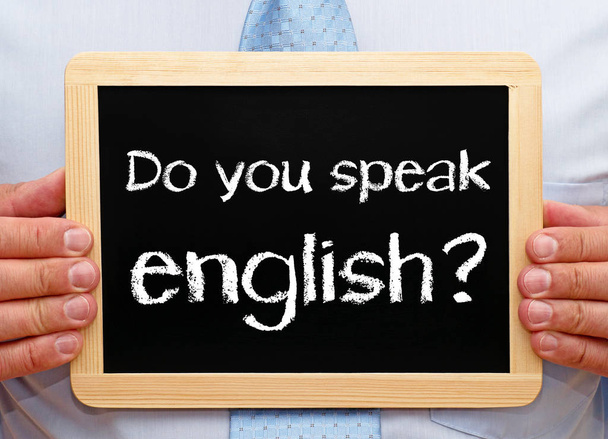 do you speak english ? - Foto, Imagen