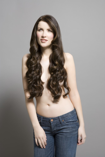 Woman with long hair - Fotografie, Obrázek