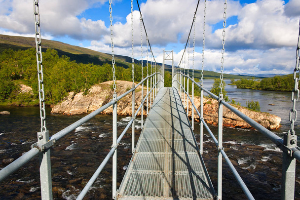 walking tour on the northern kungsleden in lappland - Photo, Image