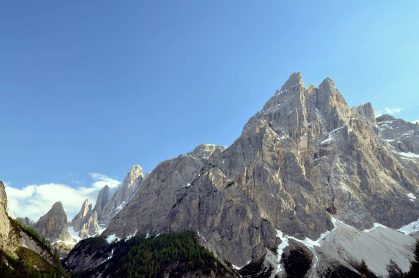 scenic view of majestic dolomites landscape, Italy - 写真・画像