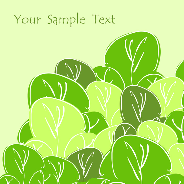Background with with trees - Vector, afbeelding