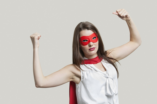 Woman in super hero costume - Foto, Imagem