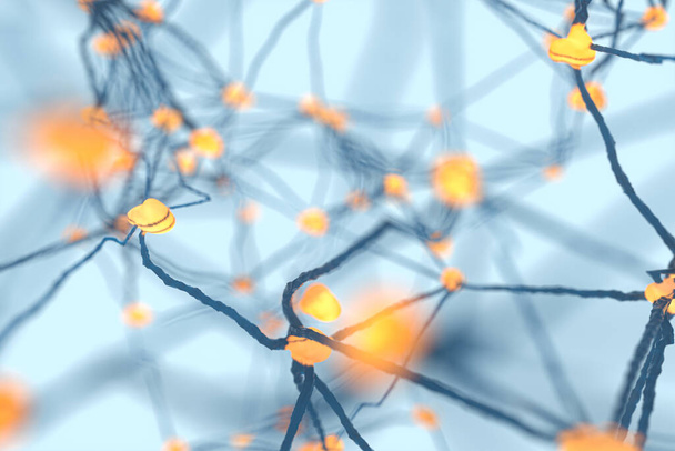 Il sistema nervoso intricato, concezione astratta, rendering 3d
. - Foto, immagini