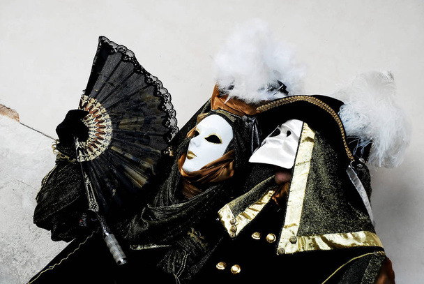 carnival masks in Venice, Italy 2011 - Fotoğraf, Görsel