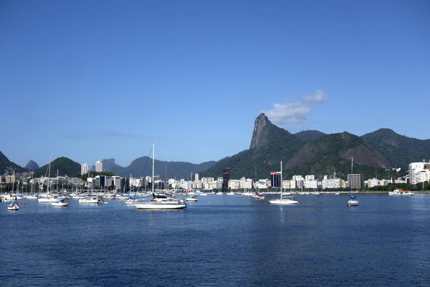 Rio panorama, z Urcy s Corcovadem a Kristem Vykupitelem  - Fotografie, Obrázek