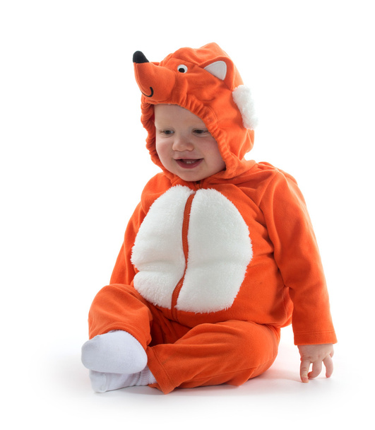 Boy in fox costume - Fotó, kép