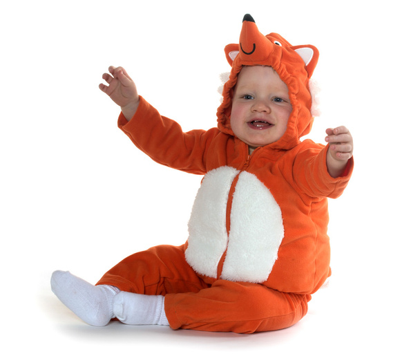 Boy in fox costume - Фото, зображення