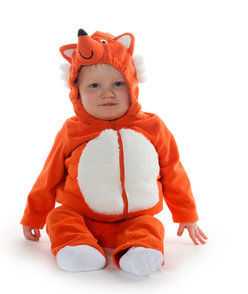 Boy in fox costume - Фото, зображення