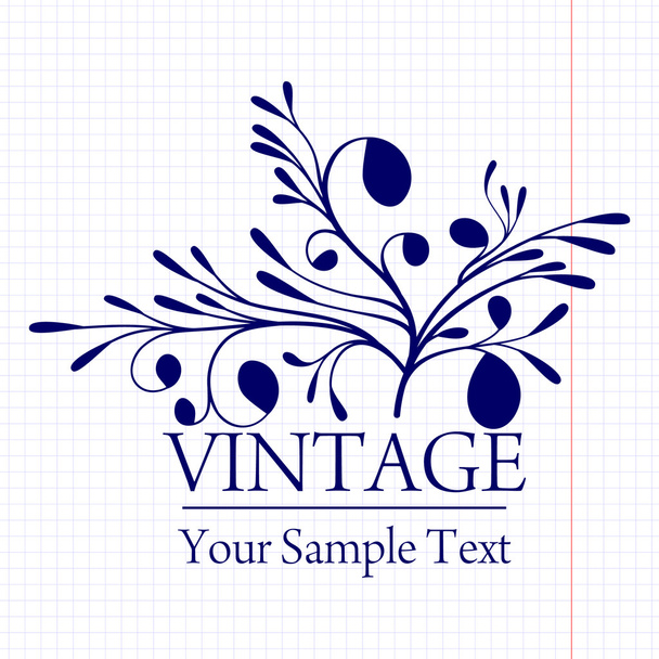Vintage background - Vector, Imagen