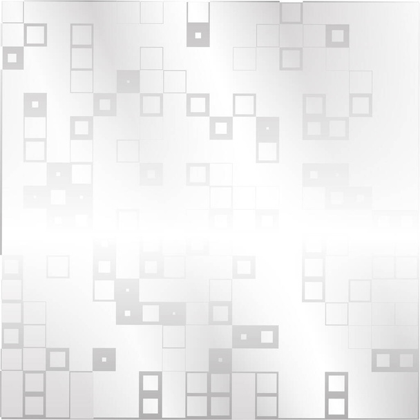 Nowoczesne tło z szarymi kwadratami i blaskiem  - Wektor, obraz