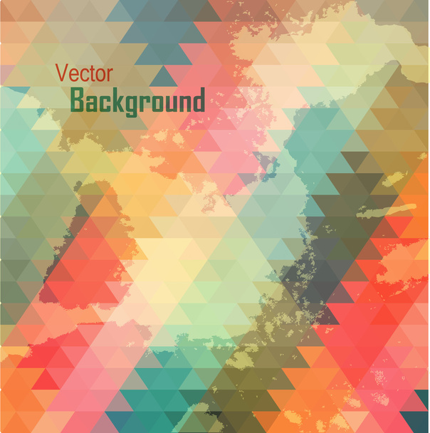 Colorful abstract geometric background - Vektor, Bild