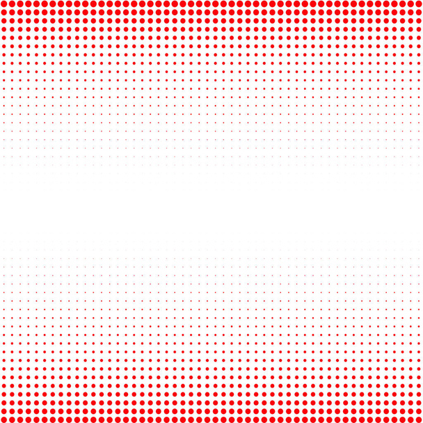 fehér háttér piros pontokkal  - Vektor, kép