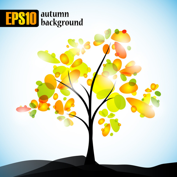 Autumn background - Vetor, Imagem