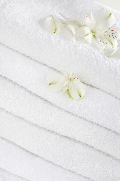 Asciugamani bianchi
 - Foto, immagini