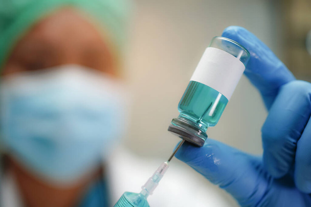 Mise au point d'un vaccin médical à usage médical pour traiter les patients malades à l'hôpital
. - Photo, image